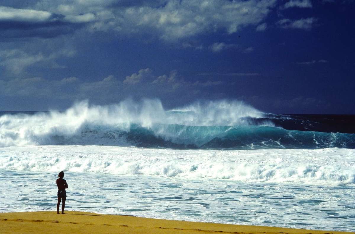 オアフ島冬のノースショア