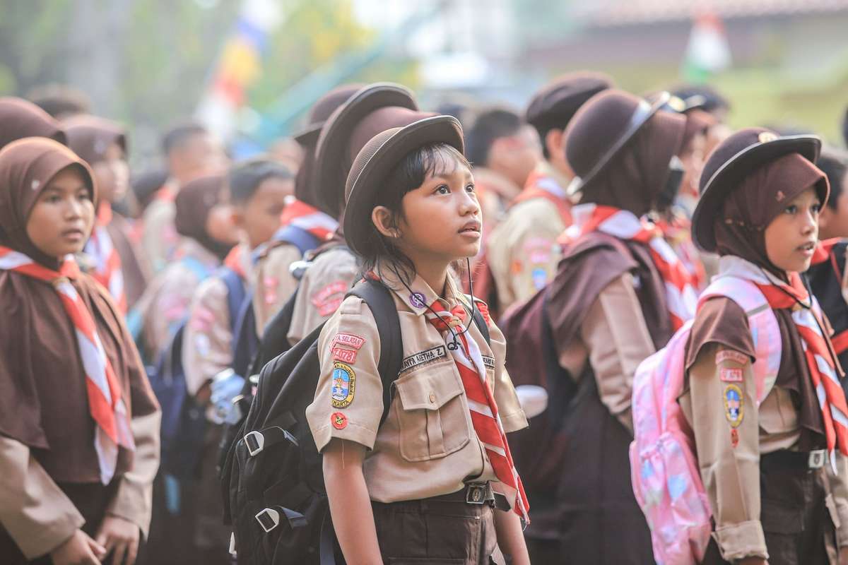 インドネシアの少女