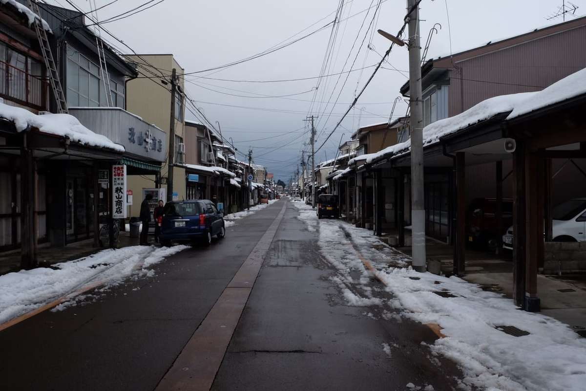 上越市高田の雁木街